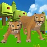 Игра Симулятор Кугуара: Большие Кошки